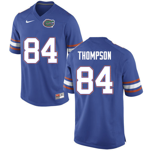Men #84 Trey Thompson Florida Gators College Football Jerseys Sale-Blue